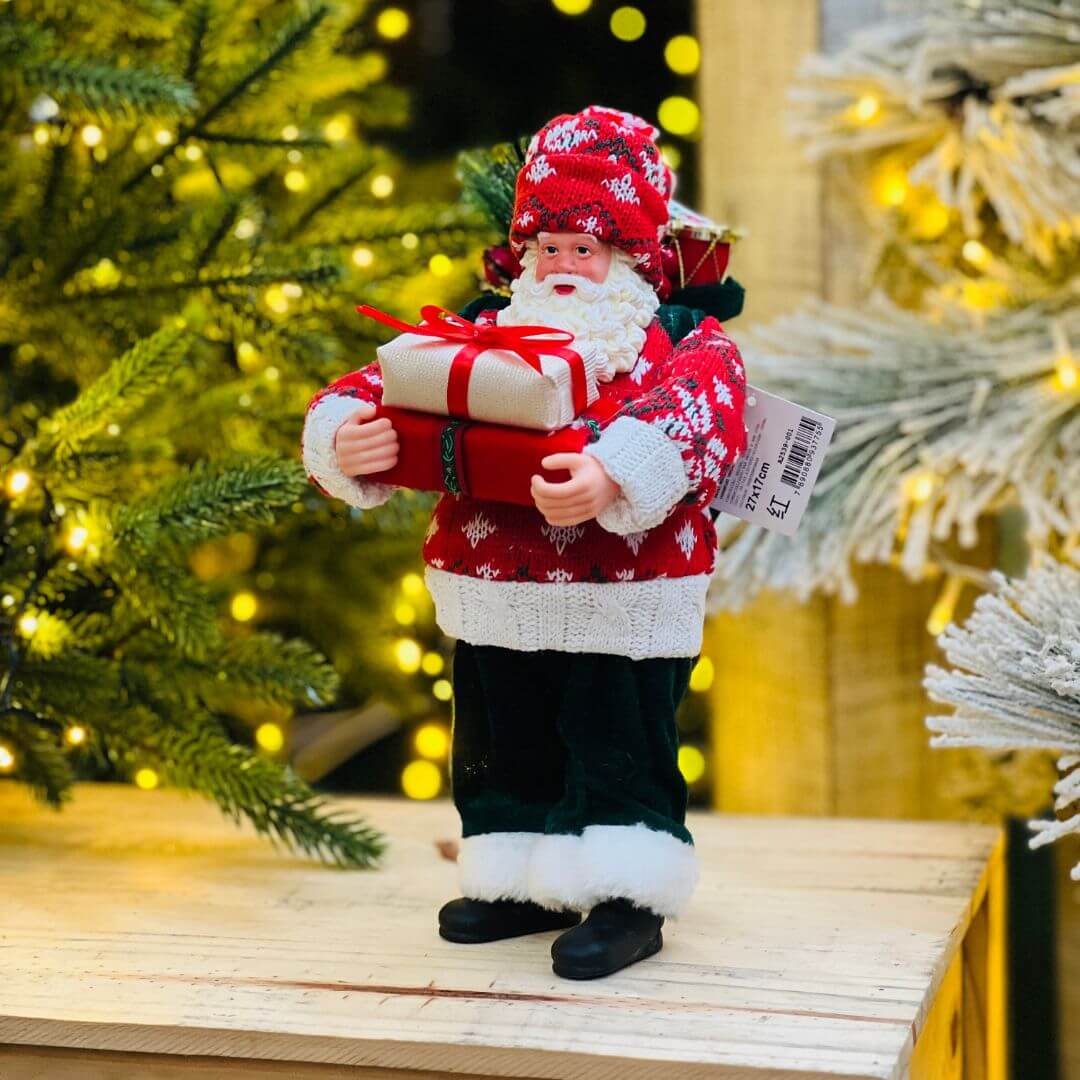 Papai Noel Natal com Presentes – 27cm