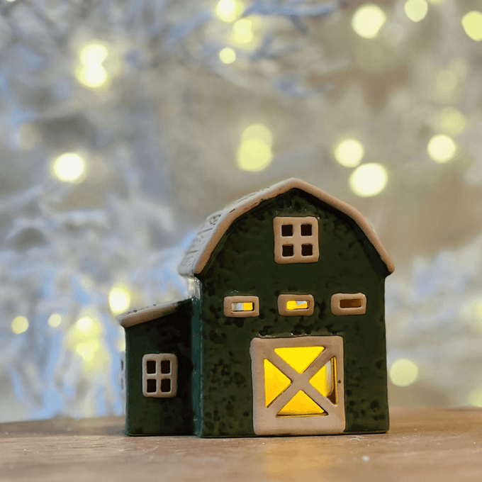 Celeiro em Cerâmica -12 cm