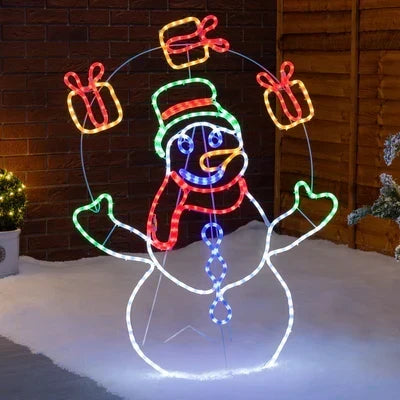 Boneco de Neve em LED