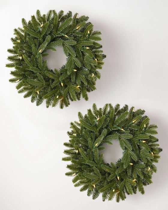 Guirlanda Tradicional Decorativa de Pinheiro Verde com LED