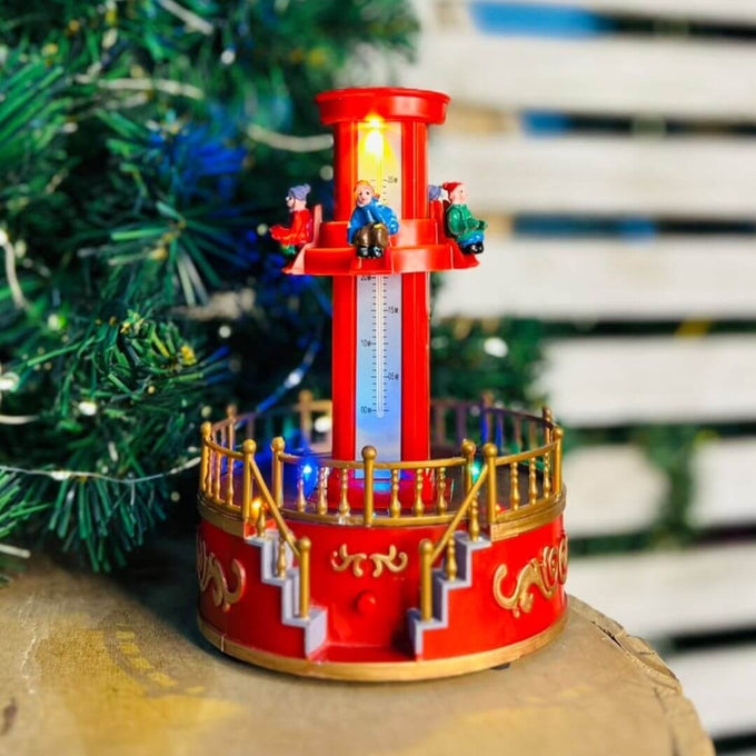 Torre de Queda com LED, Movimento e Som – 13x19cm