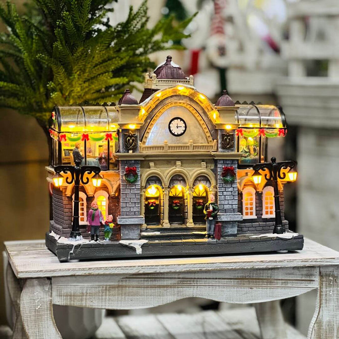 Vila Estacao de Trem - 30cm - Iluminado